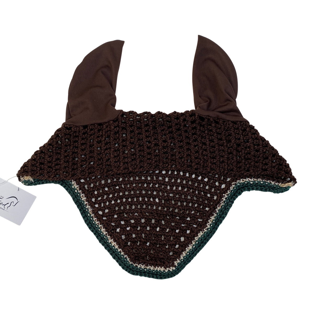Crochet Fly Bonnet in Chocolate