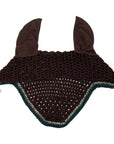 Crochet Fly Bonnet in Chocolate