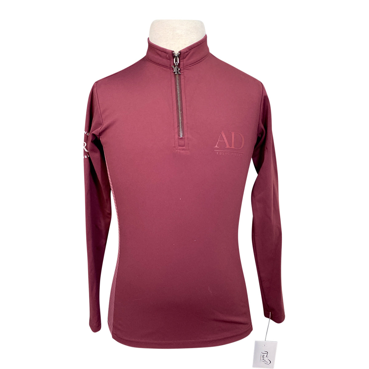 Aztec Diamond 'Young Riders' Baselayer in Burgundy 