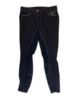 Cavallo Crystalized Full Seat Breeches in Black