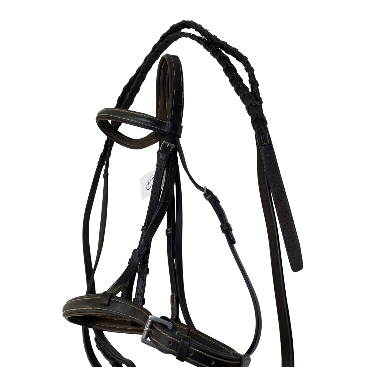 Suffolk Fancy-Stitched Single Crown Bridle in Brown