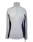 Harcour Long Sleeve Practice Shirt in Slate/Navy - Women's Medium