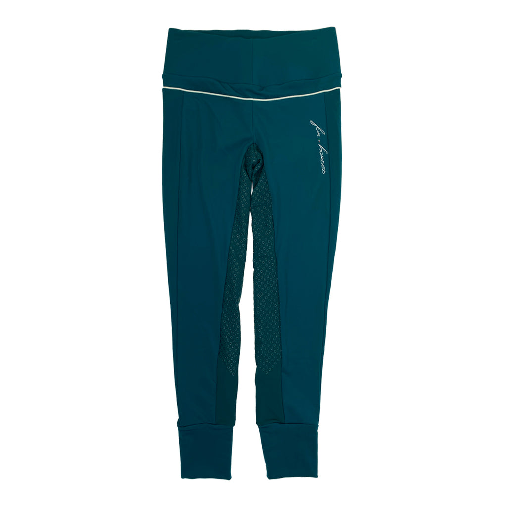 For Horses 'Ella' Tights in Dark Teal 