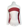 Hunt Club 'Sterling' Competition Shirt 2.0 in White/Bordeaux