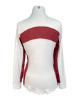 Hunt Club 'Sterling' Competition Shirt 2.0 in White/Bordeaux