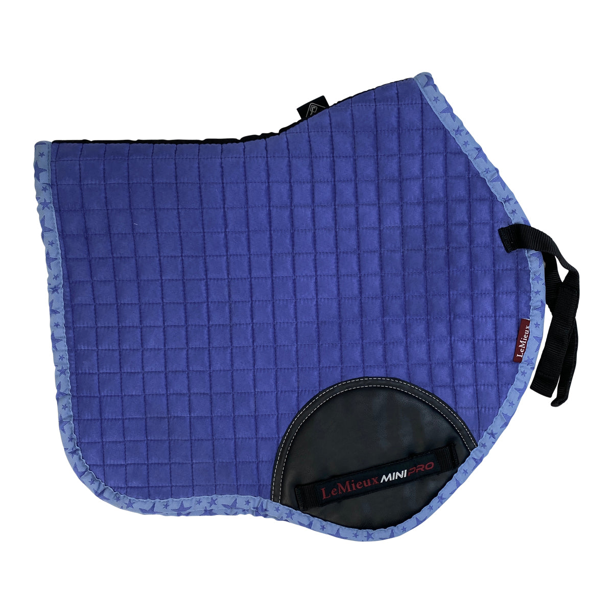 LeMieux Mini Suede Jump Square Pad in Bluebell