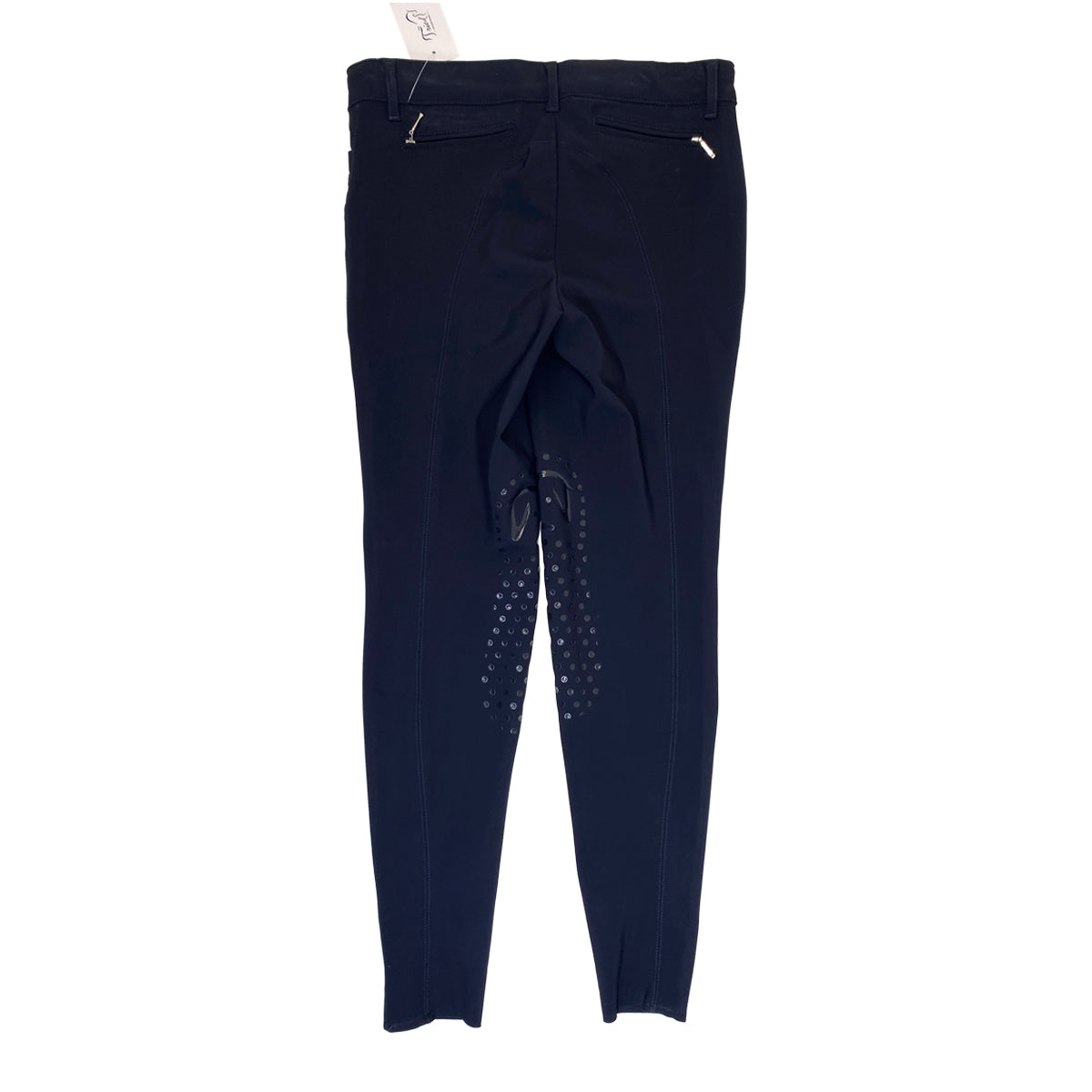 Back of EGO7 'Jumping EJ' Breeches in Navy - Women's IT 46 (US 32)