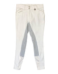 Romfh 'Sarafina' Full Seat Breeches in White/Grey - Women's 38R