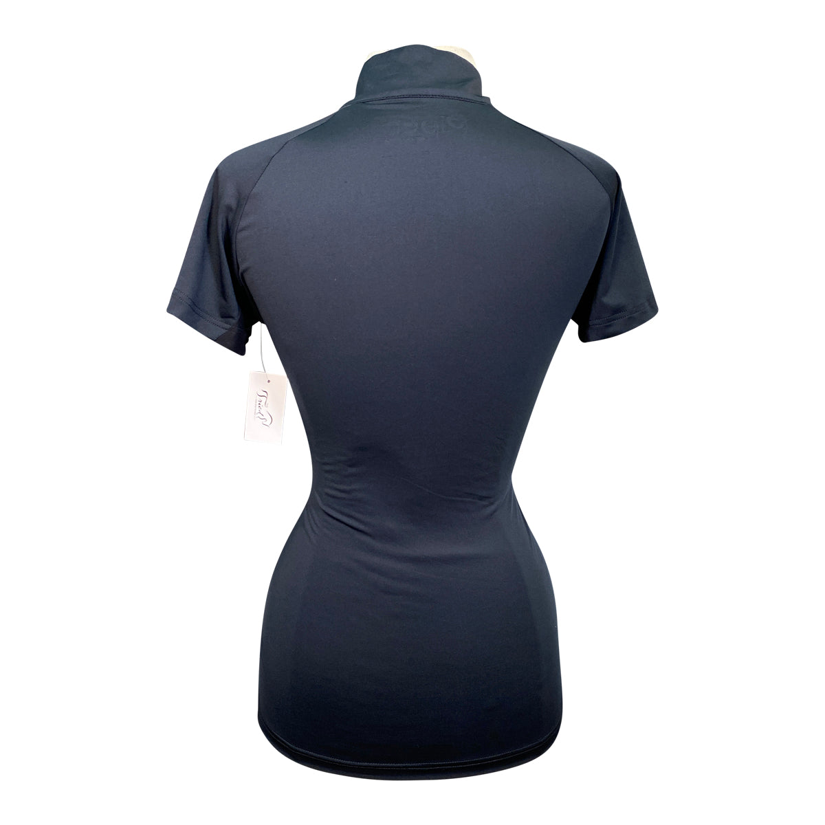 SmartPak Piper SmartCore™ Short Sleeve ¼ Zip Sun Shirt in Black
