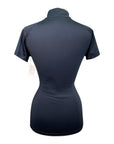 SmartPak Piper SmartCore™ Short Sleeve ¼ Zip Sun Shirt in Black