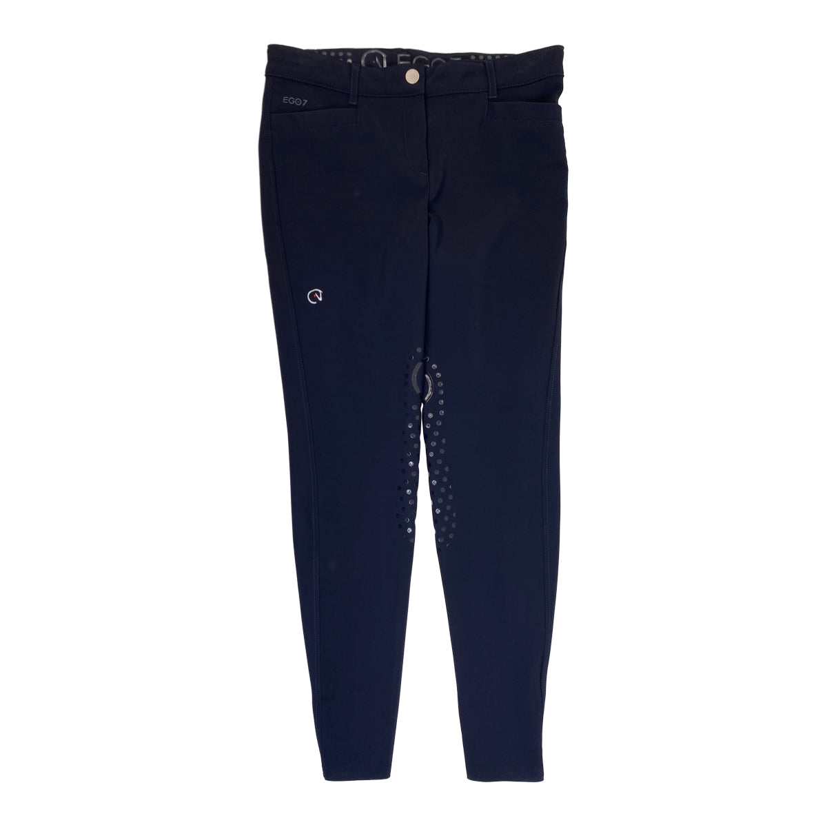 Front of EGO7 'Jumping EJ' Breeches in Navy - Women's IT 46 (US 32)
