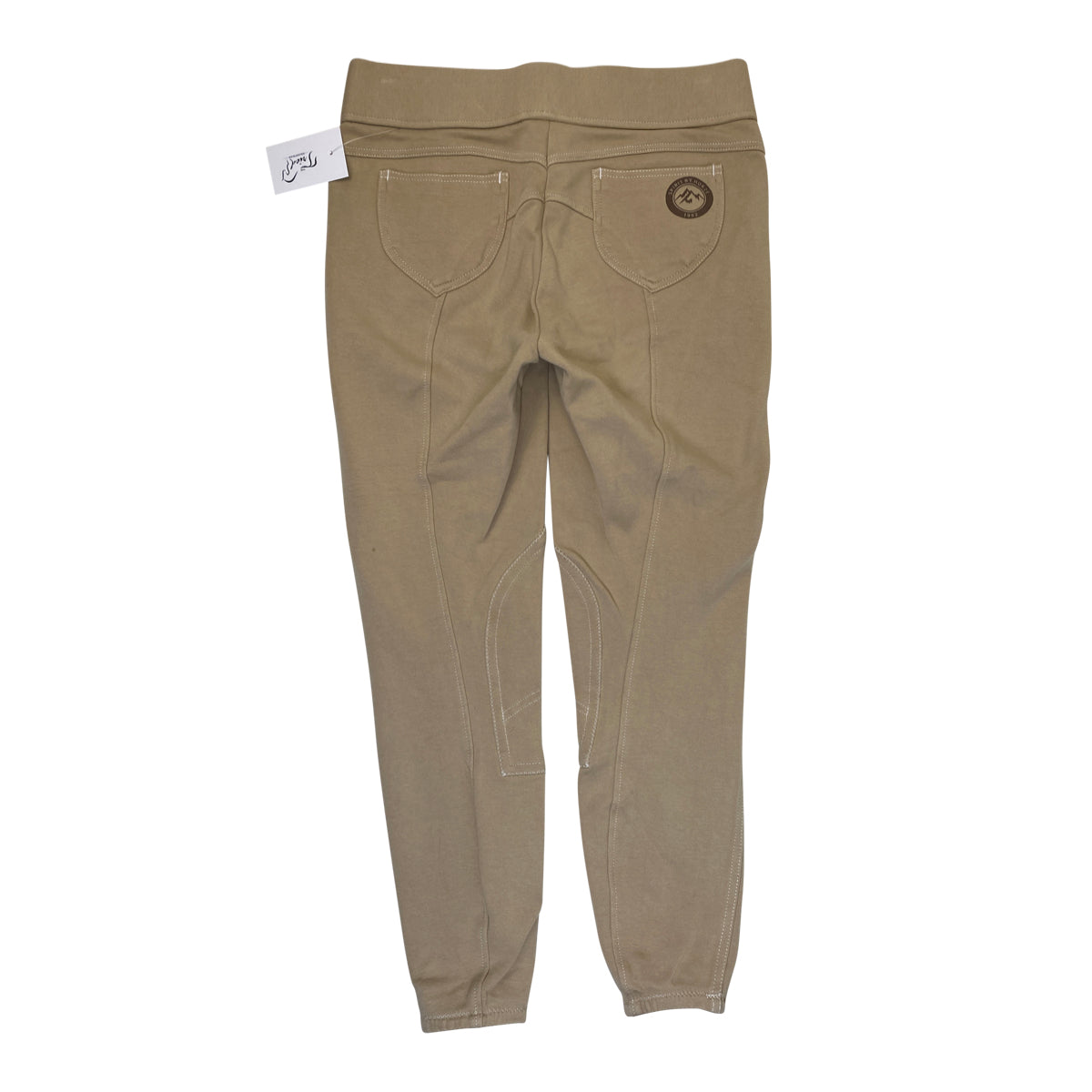 Horze 'Spirit' Knee Patch Breeches in Tan