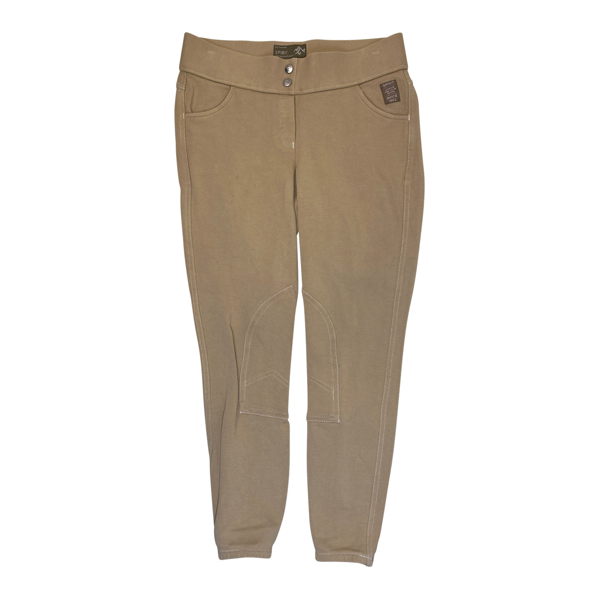 Horze 'Spirit' Knee Patch Breeches in Tan