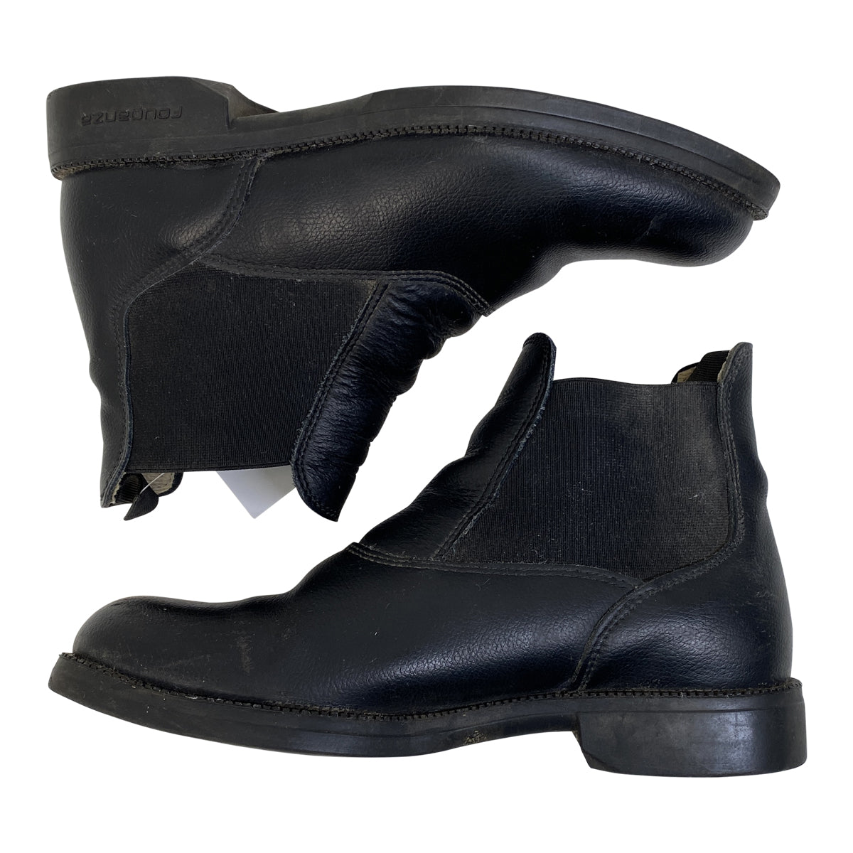 Fouganza &#39;100 Jodhpur&#39; Paddock Boots in Black