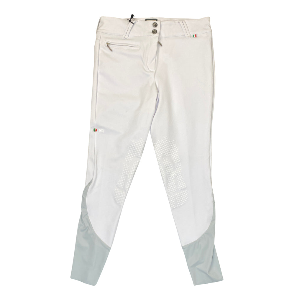 For Horses 'Emma' Breeches in White - Women's IT 46(US 32)