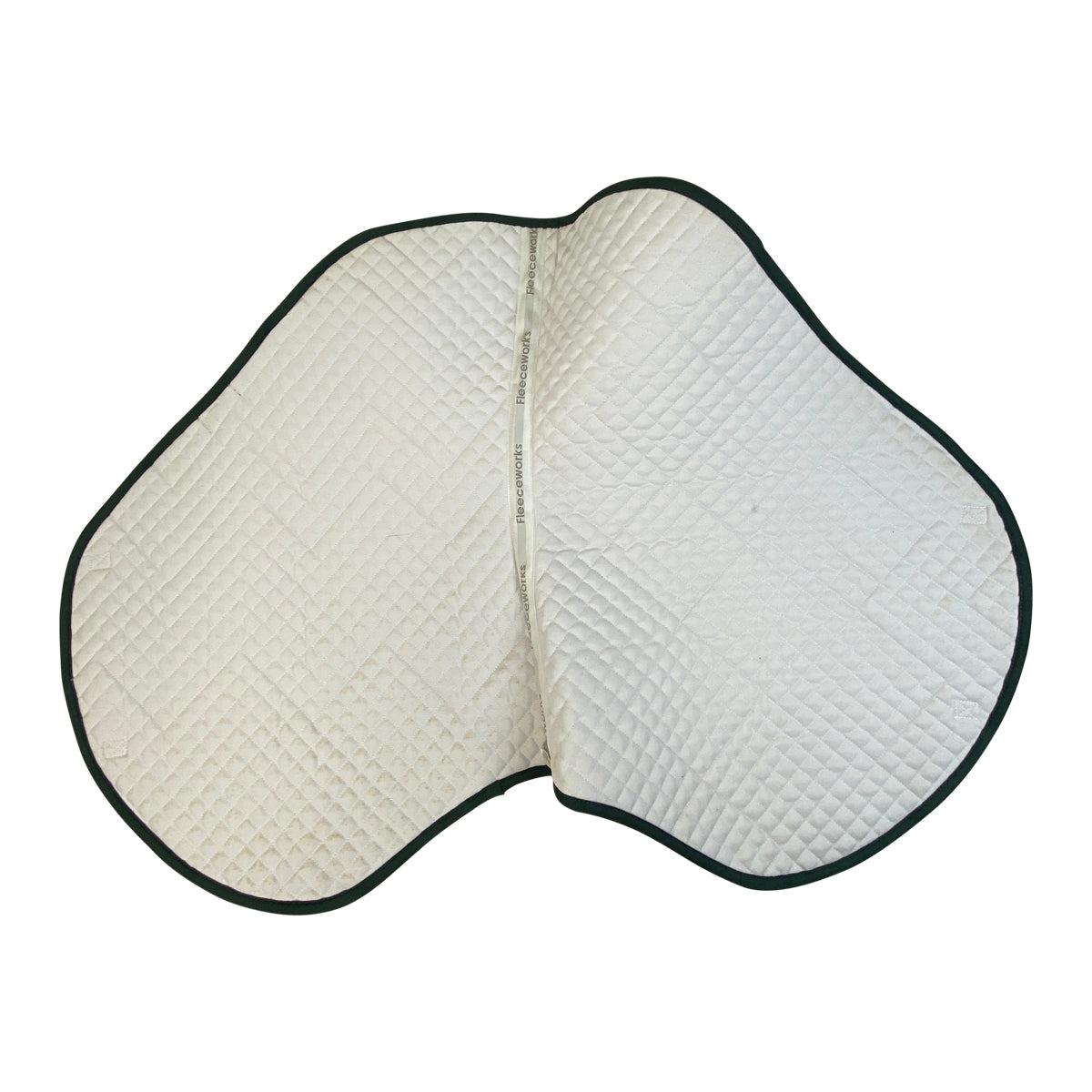 Fleeceworks Easy Care Bamboo Contour XC Pad in White w/Green