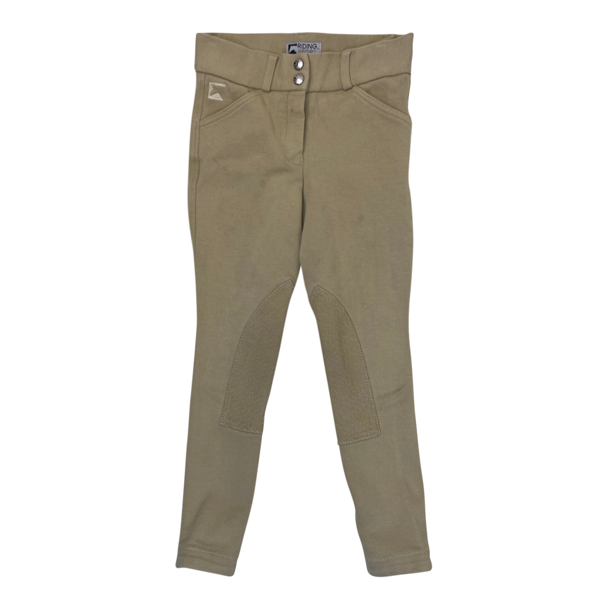 Riding Sport Kid's Knee Patch Breech in Tan