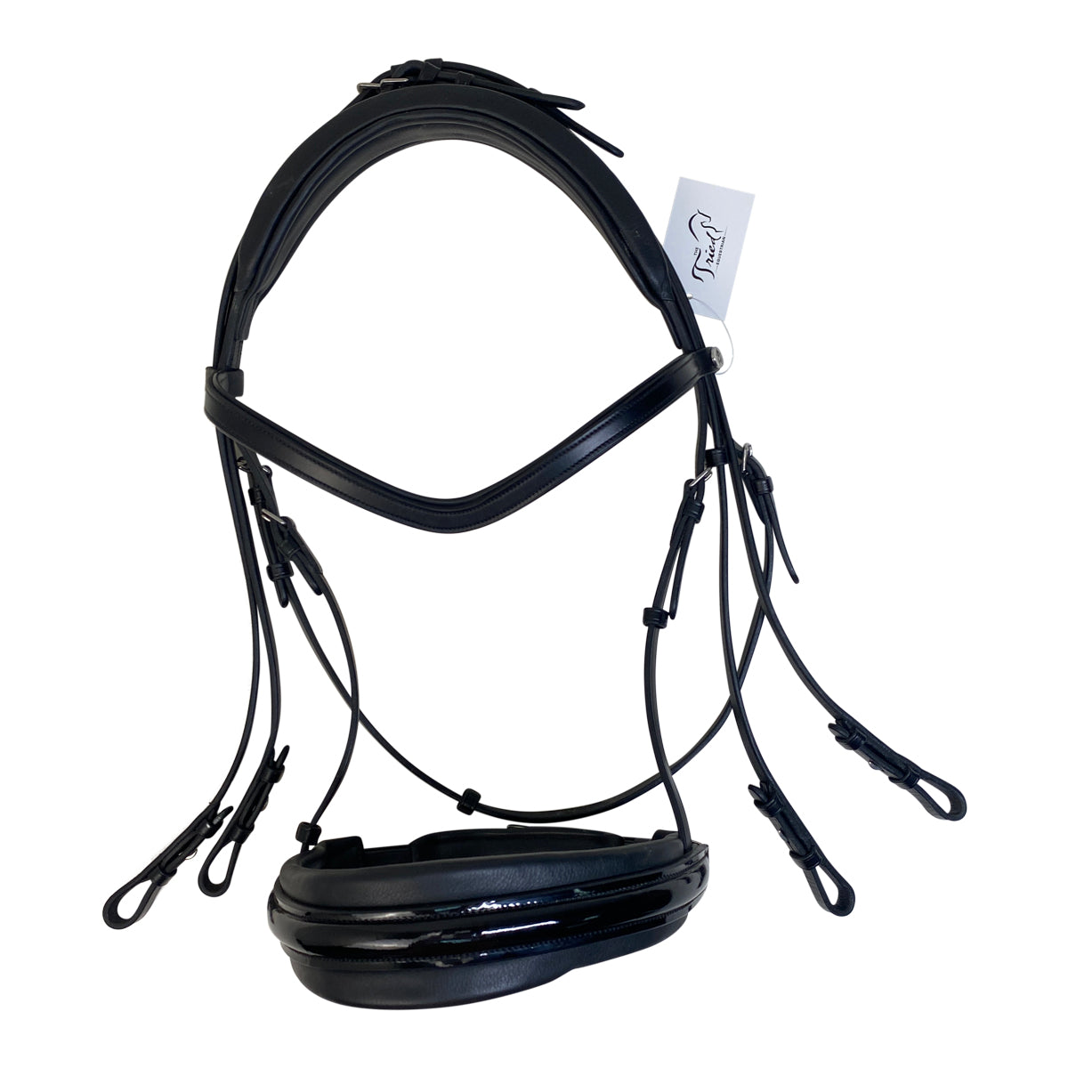 Solo Equine 'Lydia' Double Bridle in Black