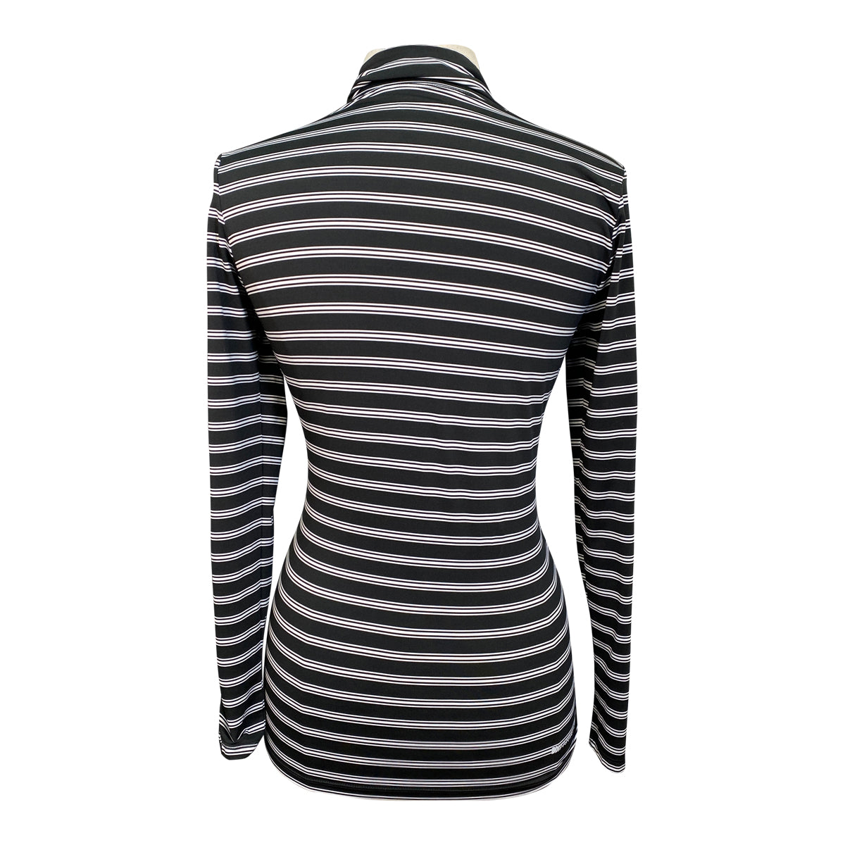 Ariat Tek Cold Series Long Sleeve Shirt in Black/White Stripe 