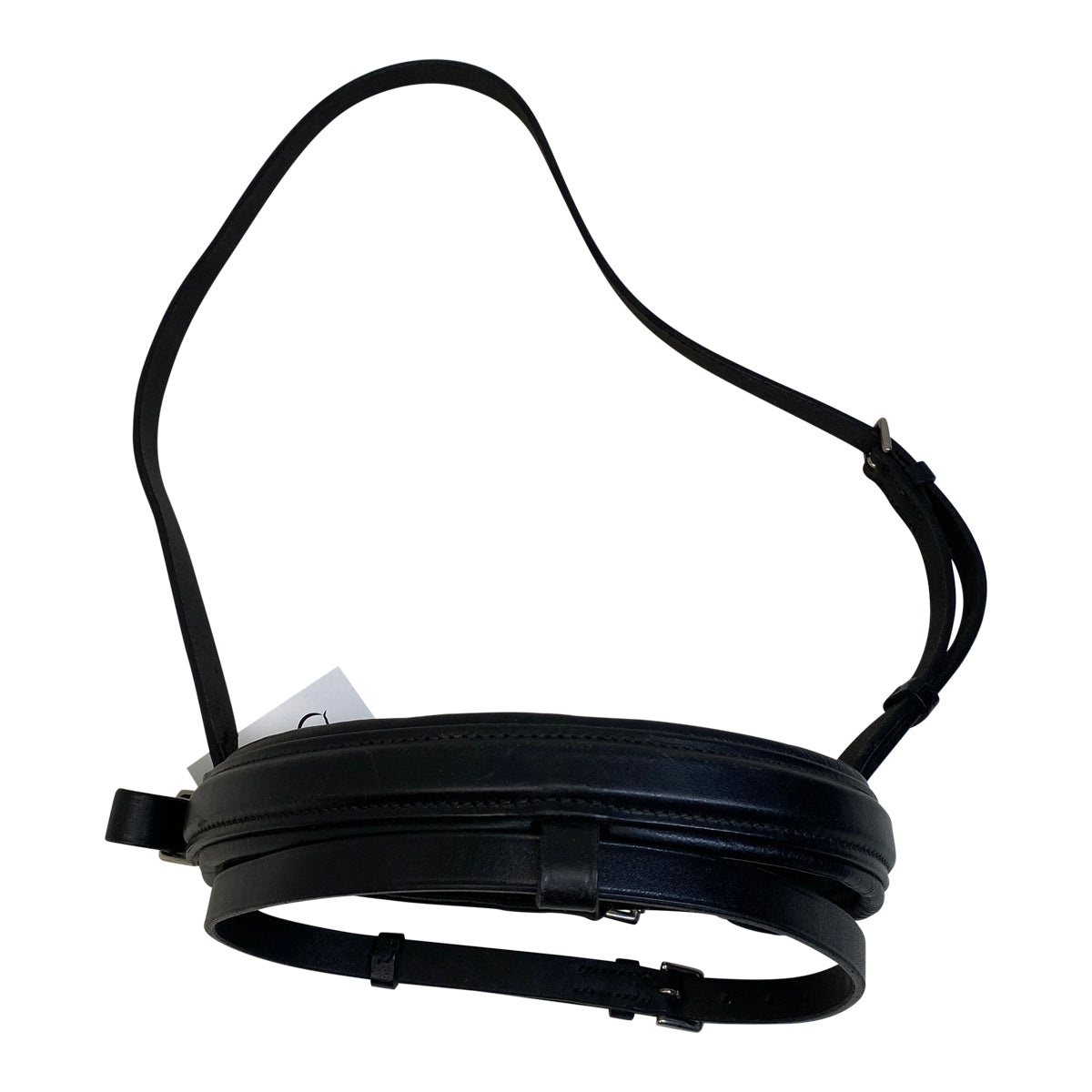 Stubben Crank Noseband w/Flash in Black