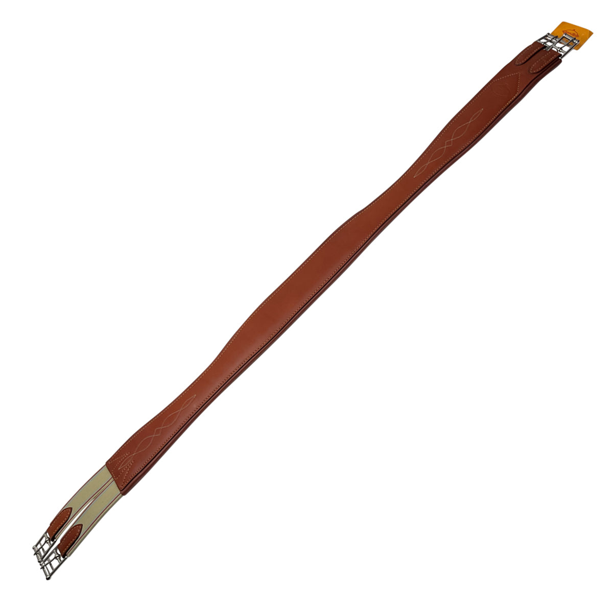 Edgewood Fancy Stitch Overlay Girth in Newmarket