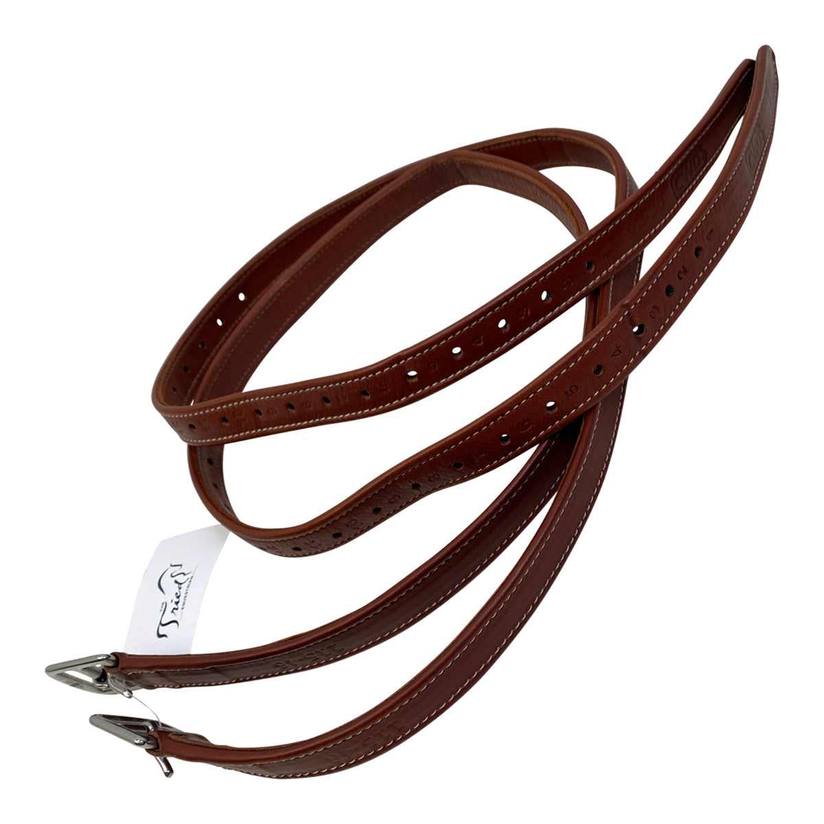 CWD Nylon Lined Stirrup Leathers in Brown