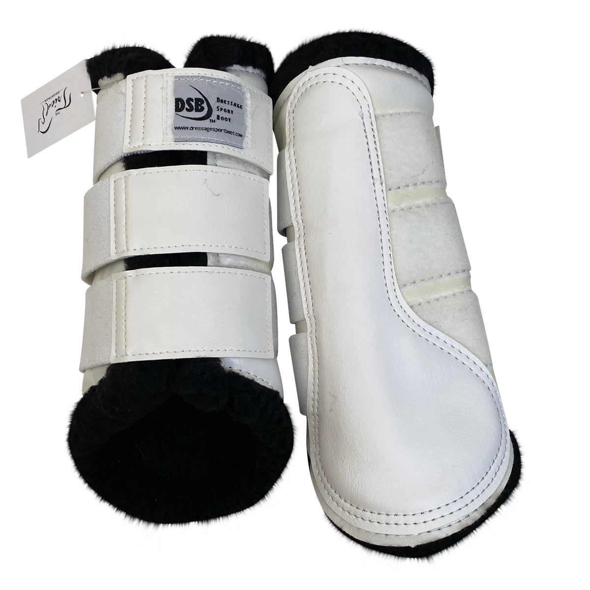 DSB Original Dressage Sport Boot in White/Black