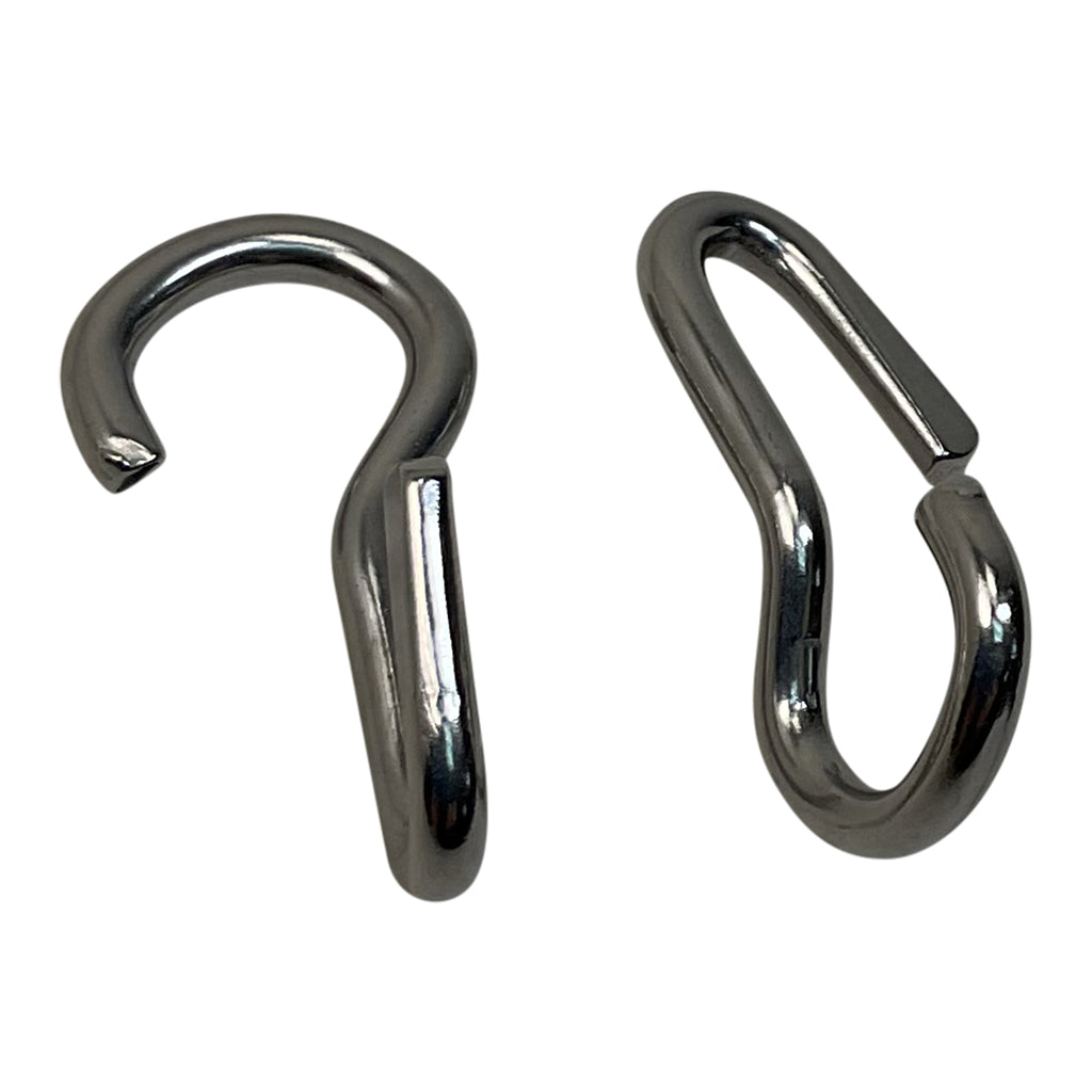 Jack's Curb Chain Hooks in Stainless Steel