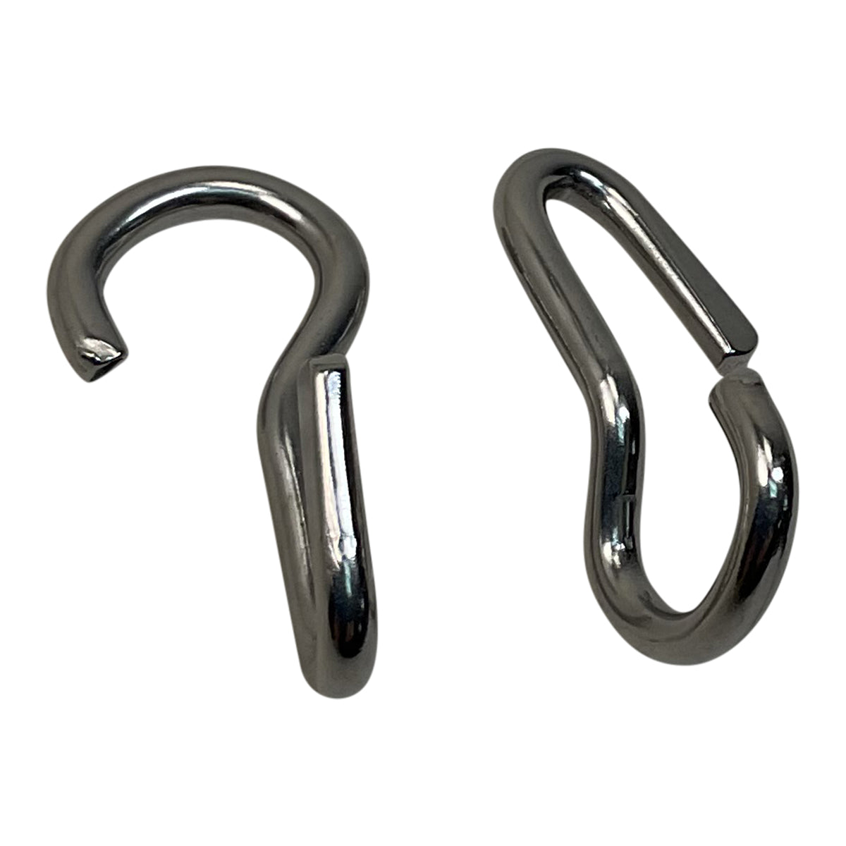 Jack's Curb Chain Hooks in Stainless Steel
