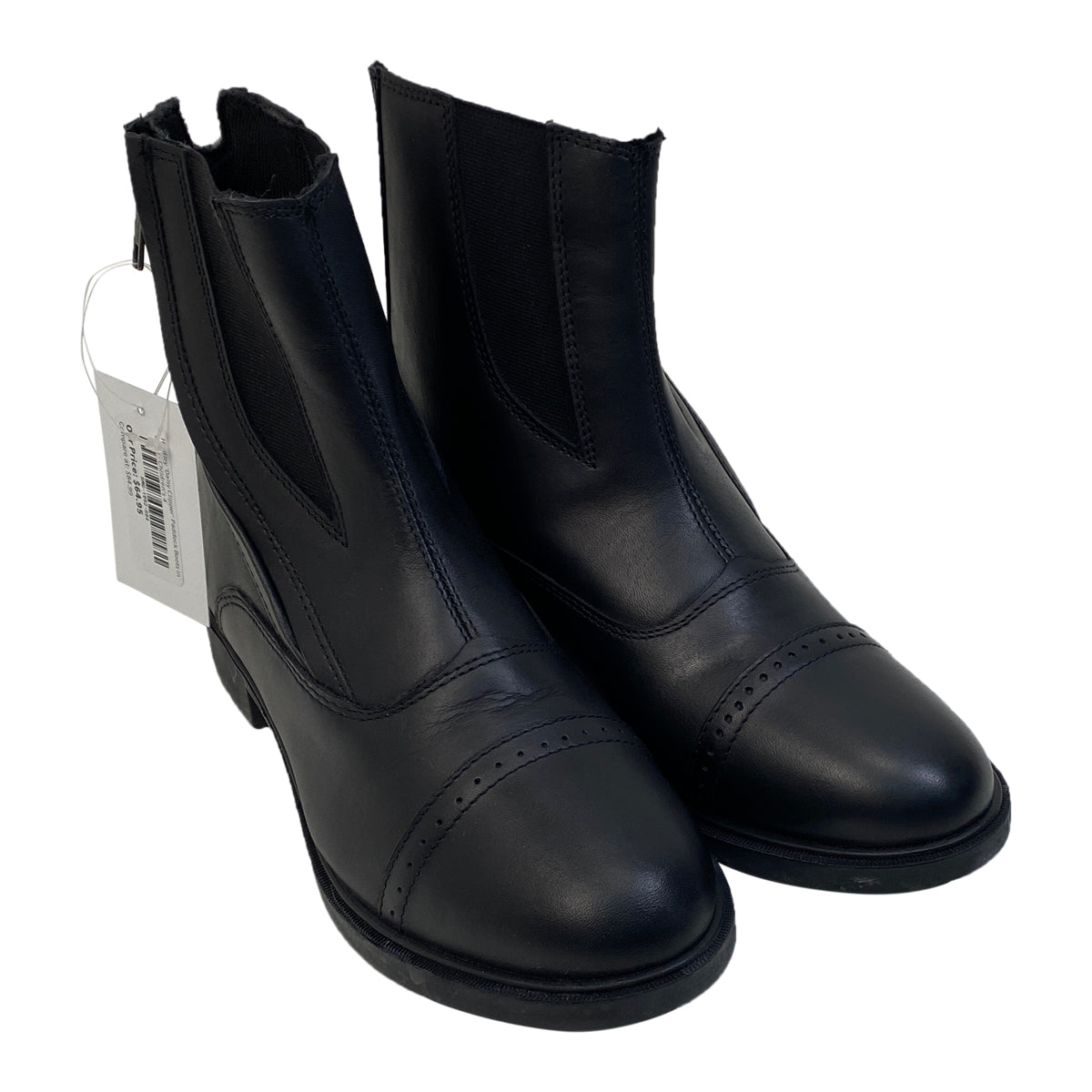 Huntley 'Daisy Clipper' Paddock Boots in Black