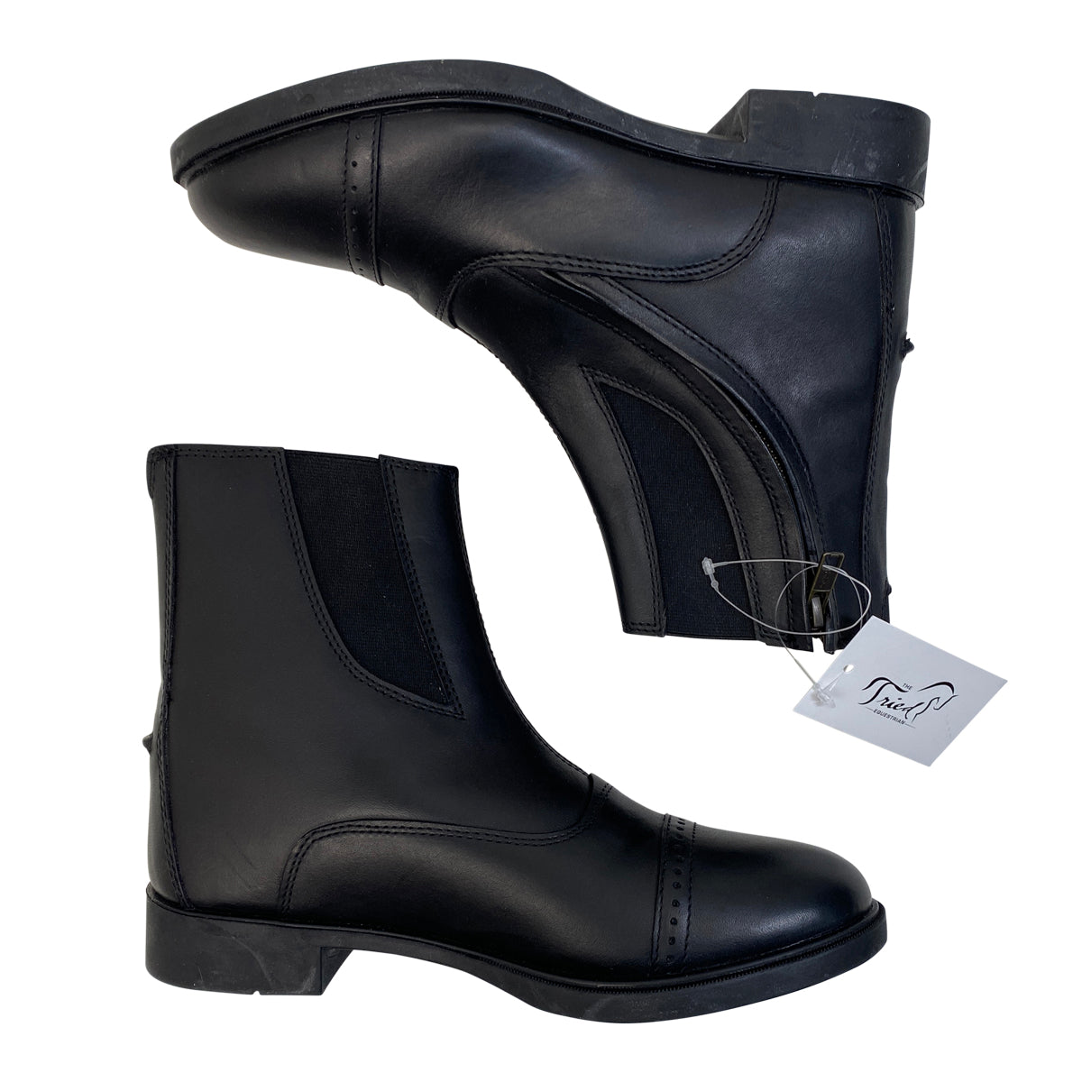 Huntley 'Daisy Clipper' Paddock Boots in Black