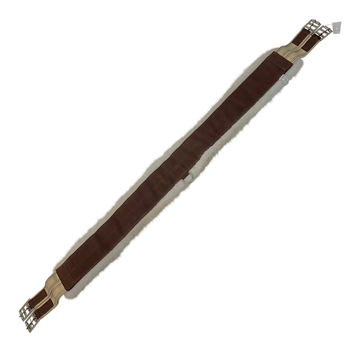 Elastic Sheepskin Girth in Brown - 52&quot;