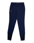 Sakkara 'Javi' Knee Patch Breeches in Navy