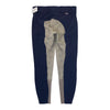 Back of Horze 'Grand Prix' Thermo Softshell Full Seat Breeches in Navy - Women's 34
