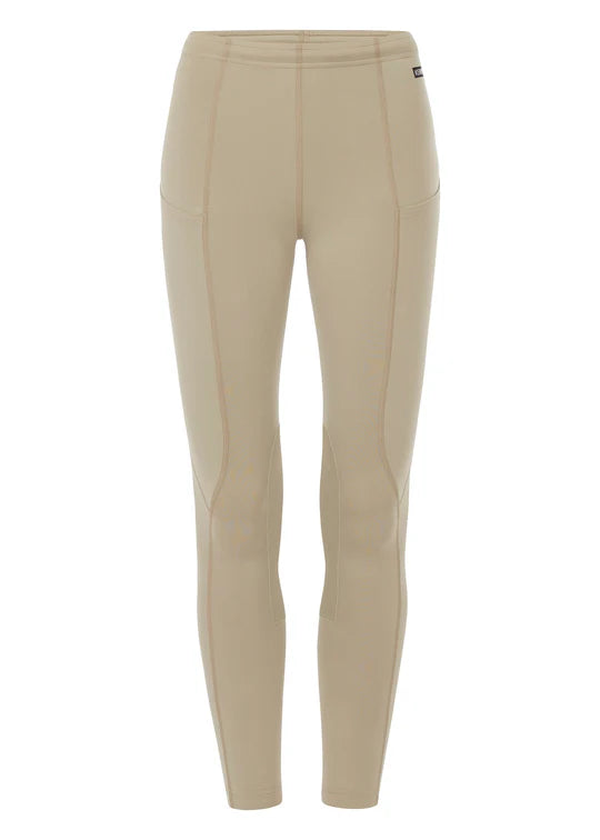 Beige riding pants on a white background