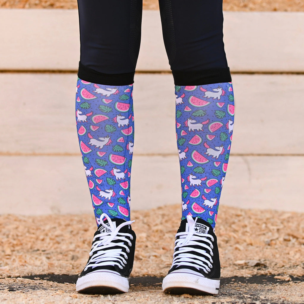 Dreamers &amp; Schemers Boot Socks in Losing My Rind