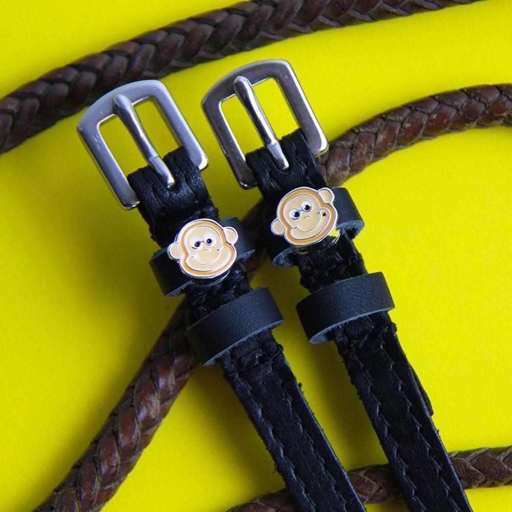Mane Jane Spur Straps in Monkey Faces