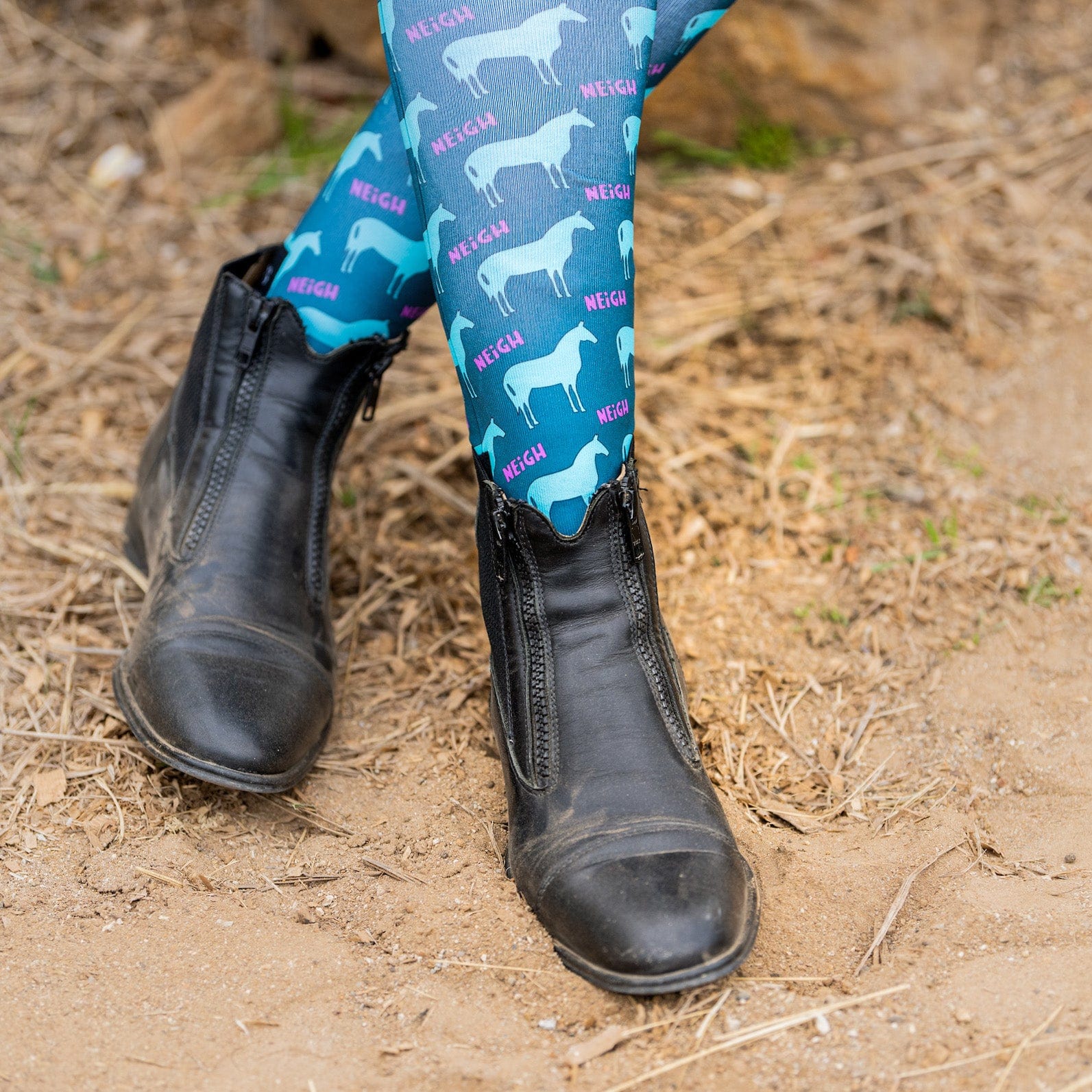 Dreamers &amp; Schemers Boot Socks in Neigh - One Size