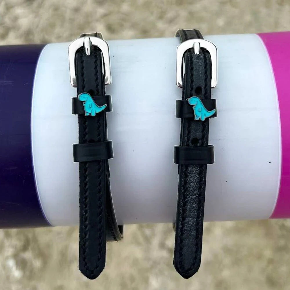 Mane Jane Spur Straps in Nice Dino