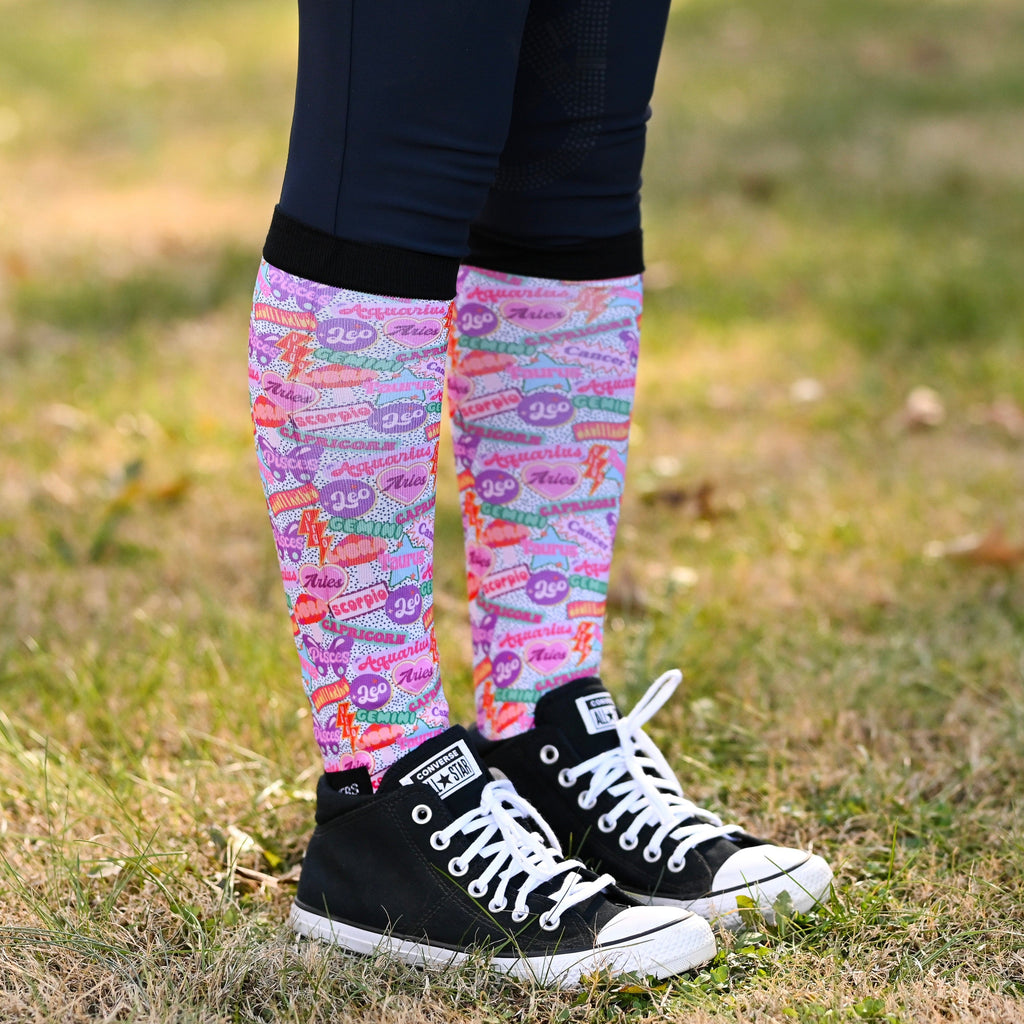 Dreamers & Schemers Boot Socks in Sun Signs