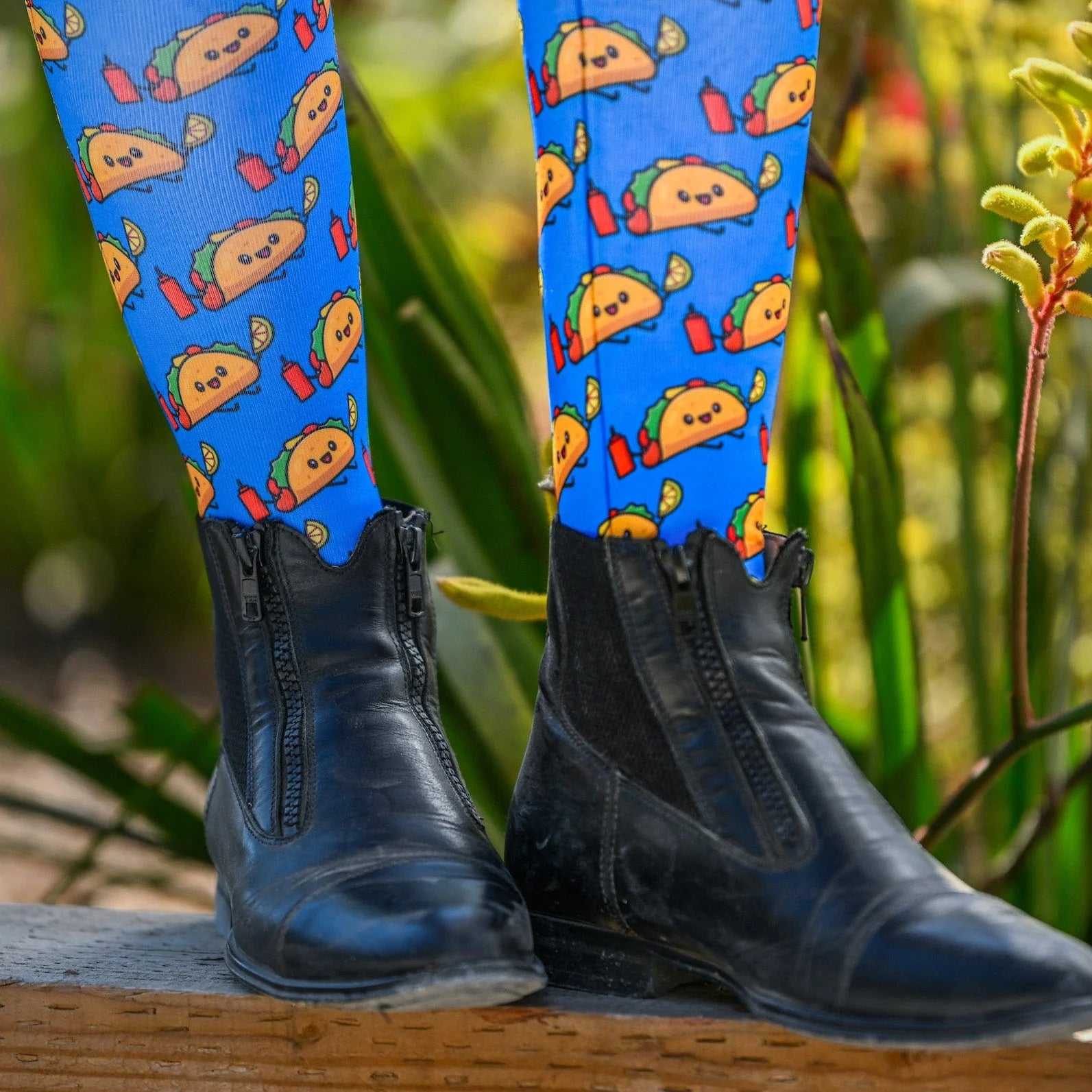 Dreamers & Schemers Boot Socks in Taco Bout It - One Size