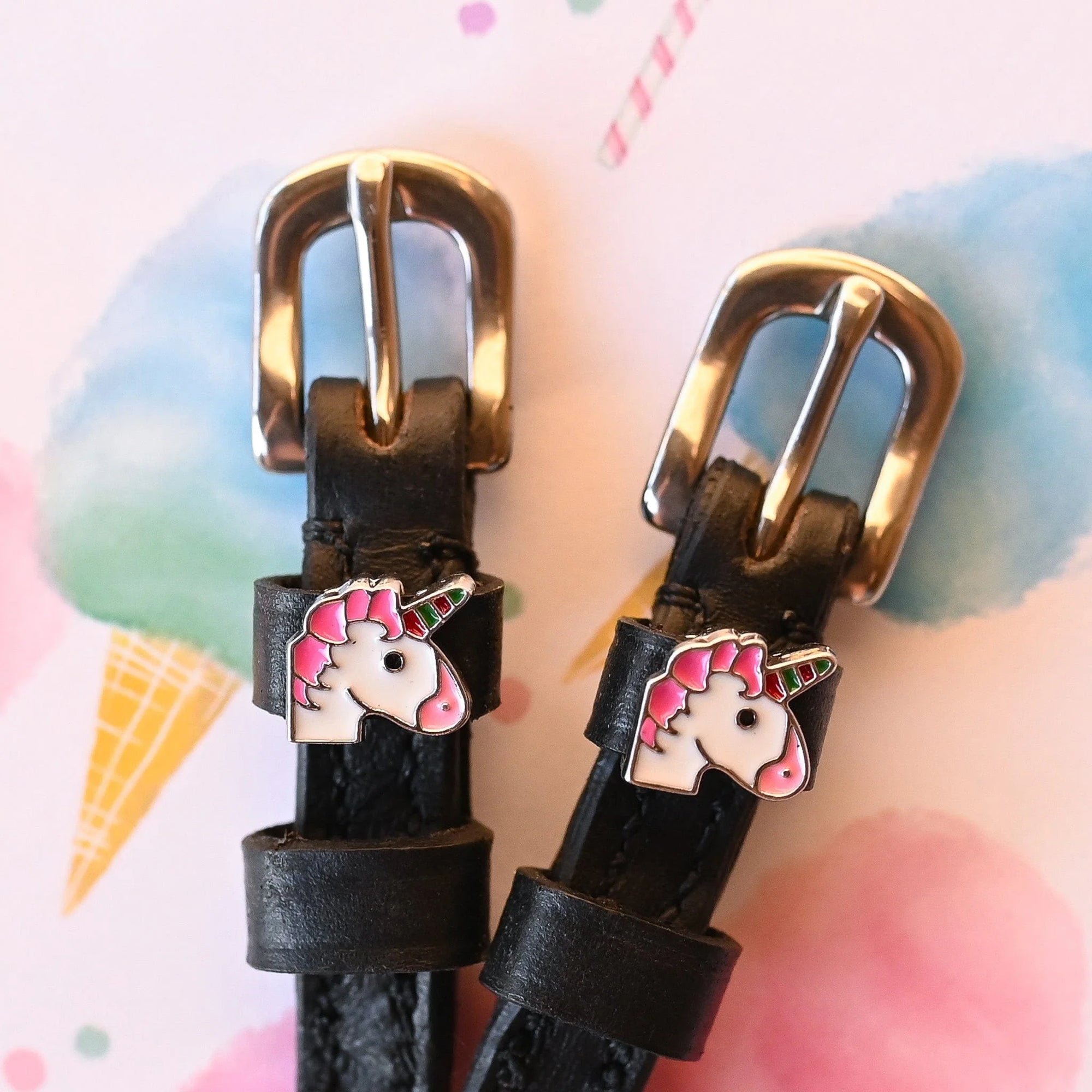 Mane Jane Spur Straps in Unicorn - 17&quot;
