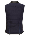 CALLIDAE The Quilted Vest in Blue Lava