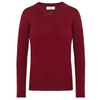 CALLIDAE The V Neck Sweater in Bloodstone - Women's XS