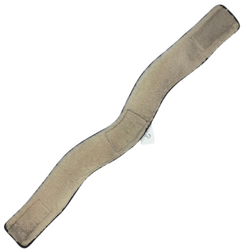 Underside of Equifit Anatomical Girth Replacement Liner in SheepsWool 