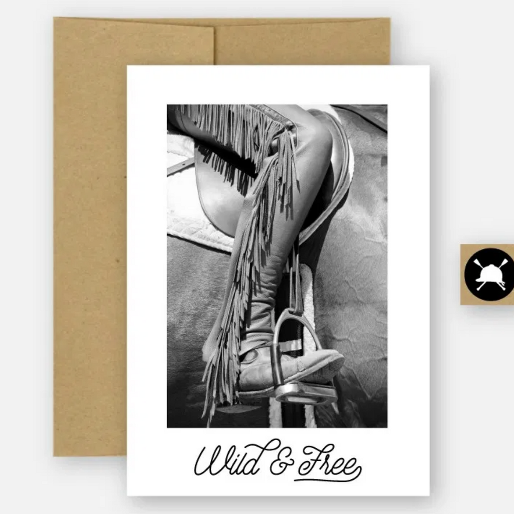 Hunt Seat Paper Co. "Wild & Free" Card