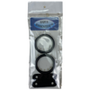 Equi-Essentials Peacock Bands w/ Leather Loops  in Black - One Size