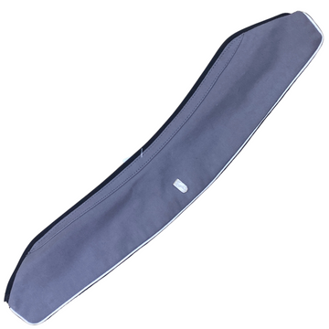 Tredstep Solo Pro Interchangeable Collar in Grey w/ Black + White Piping