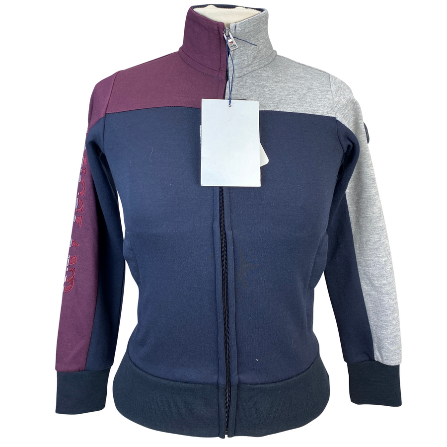 Front of Kingsland 'Joby' Sweat Jacket in Navy Blazer 