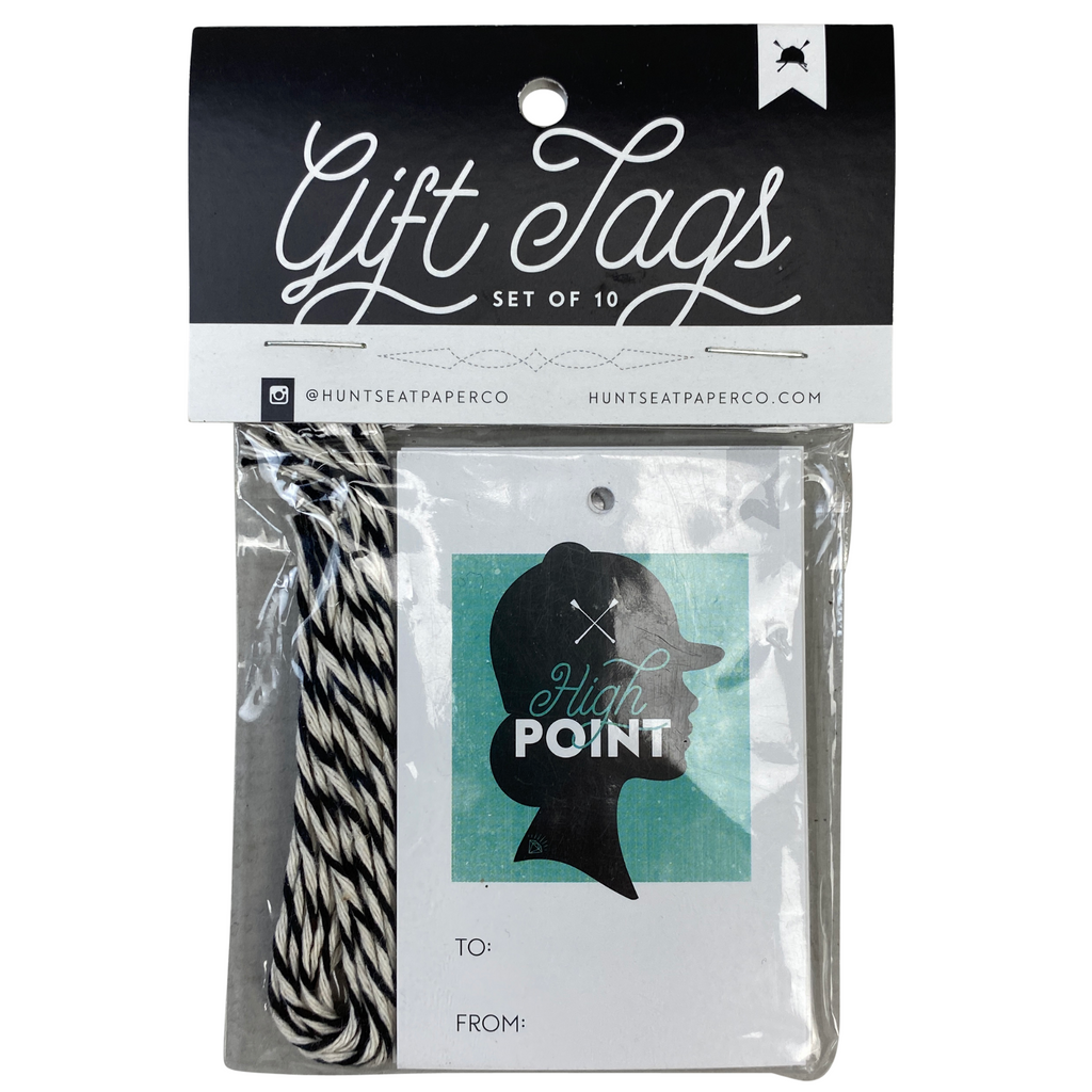 Hunt Seat Paper Co. "High Point" Gift Tags